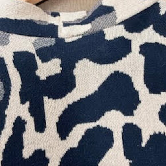 Chico’s Leopard Print Open Front Cardigan Sweater Jacket Women’s Size 3 (XL/16) - Picture 5 of 14